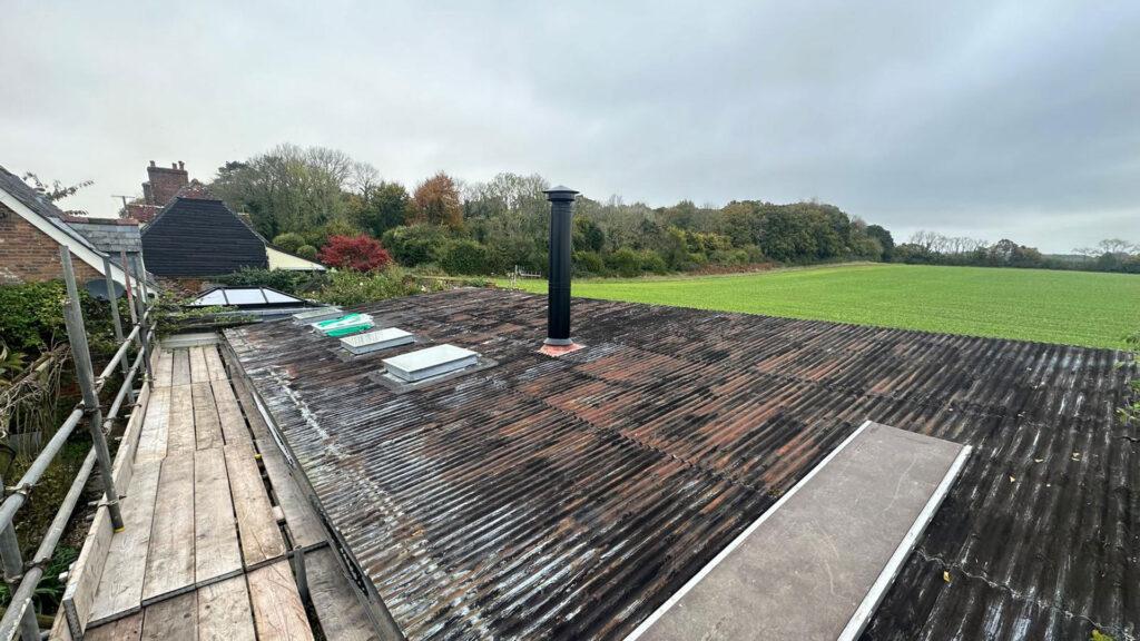 Before roof maintenance